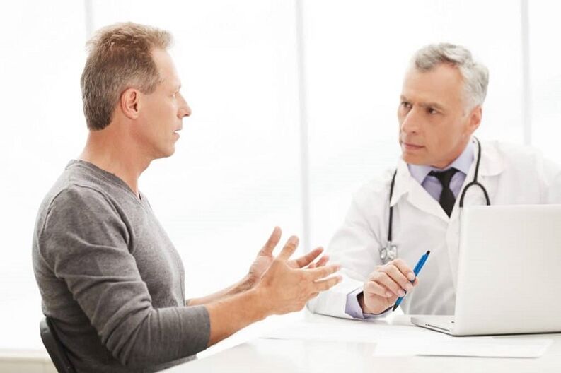 Přijetí specialisty na prostatitidu