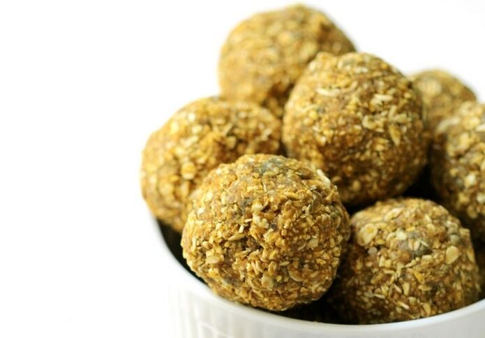 kuličky medu a dýně na prostatitidu